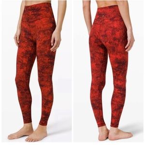 LULULEMON • 2021 Align Pant 28" *Lunar New Year in Intricate Oasis Love • size 8